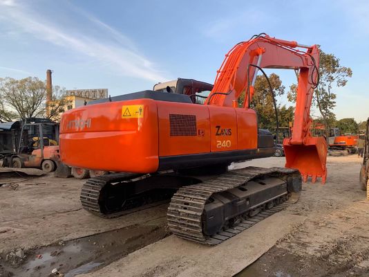 استفاده شده هیتاچی ZX240HG خزنده نصب شده حفاری هیدرولیک رنگ دوباره رنگ