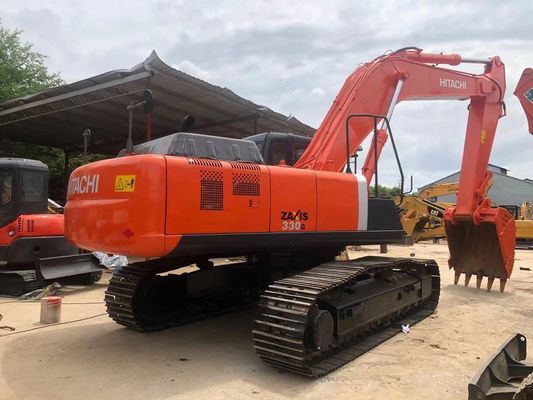 رنگ دوباره استفاده شده حفاری Hitachi ZX330-3G حالت خوب استفاده شده حفاری خزنده