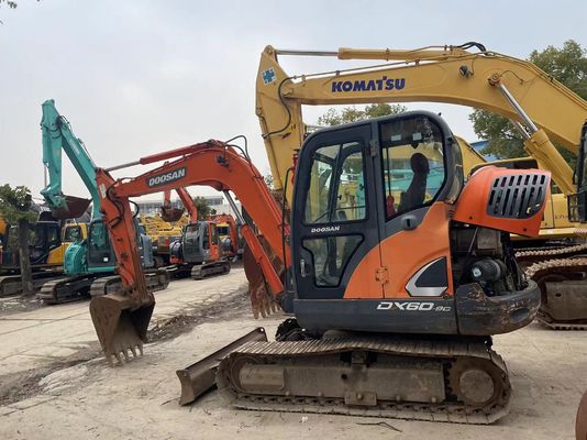 2018 سال استفاده شده Doosan DX60-9C مینی حفاری در وضعیت عالی/ استفاده شده Doosan مینی حفاری برای فروش