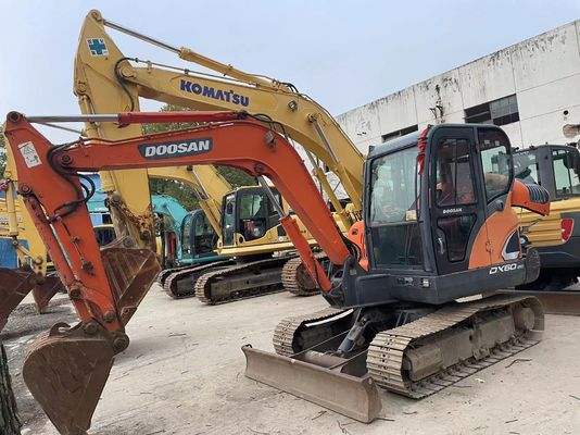 2018 سال استفاده شده Doosan DX60-9C مینی حفاری در وضعیت عالی/ استفاده شده Doosan مینی حفاری برای فروش