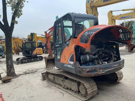 2018 سال استفاده شده Doosan DX60-9C مینی حفاری در وضعیت عالی/ استفاده شده Doosan مینی حفاری برای فروش