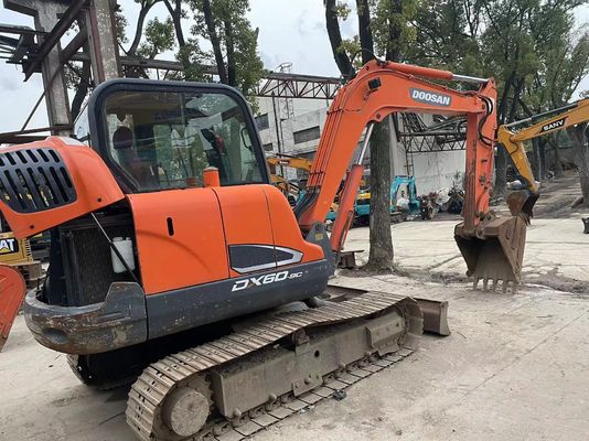 2018 سال استفاده شده Doosan DX60-9C مینی حفاری در وضعیت عالی/ استفاده شده Doosan مینی حفاری برای فروش