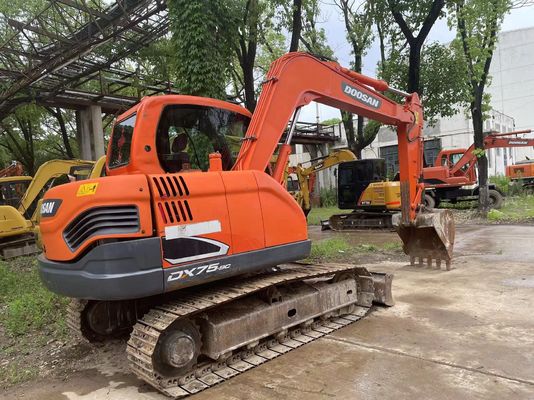 Doosan DX75-9C مینی حفاری دست دوم 2017 سال دید و ایمنی