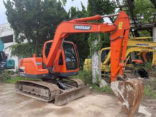 Doosan DX75-9C مینی حفاری دست دوم 2017 سال دید و ایمنی