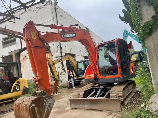 Doosan DX75-9C مینی حفاری دست دوم 2017 سال دید و ایمنی