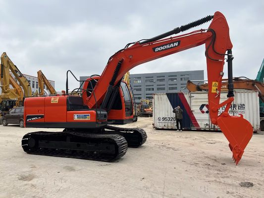 کرولر نصب شده DX150-9C استفاده شده Doosan Excavator اصلی کره همه کاره