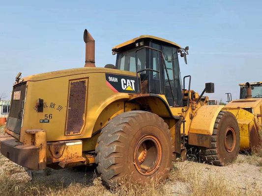 966H رنگ اصلی استفاده شده Caterpillar چرخ بارگیری در وضعیت خوب
