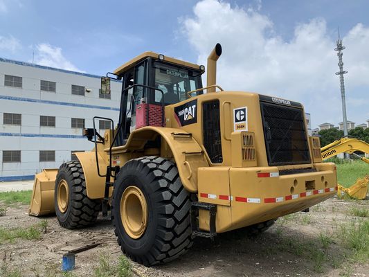 کم صدا 966H استفاده شده CAT چرخ بارگذاری کارایی بالا با موتور CAT