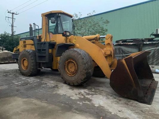 کار سنگین استفاده شده Komatsu چرخ بارگیری WA500-3 طولانی مدت انرژی کارآمد
