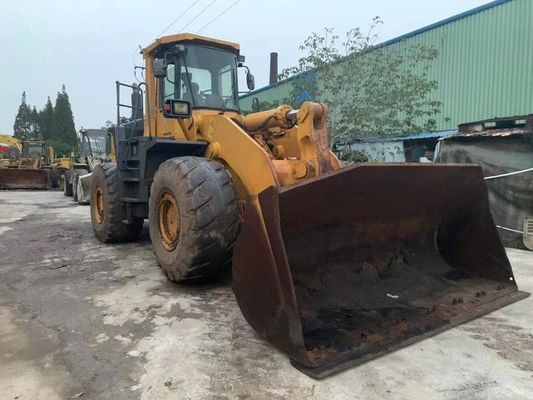 کار سنگین استفاده شده Komatsu چرخ بارگیری WA500-3 طولانی مدت انرژی کارآمد