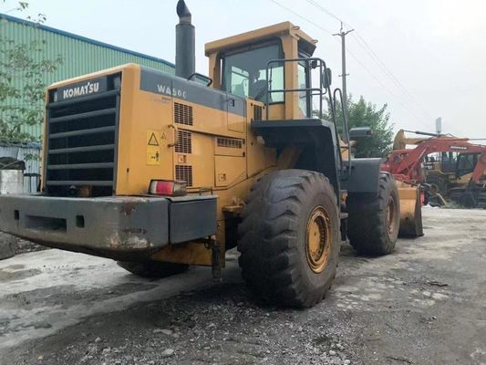 کار سنگین استفاده شده Komatsu چرخ بارگیری WA500-3 طولانی مدت انرژی کارآمد