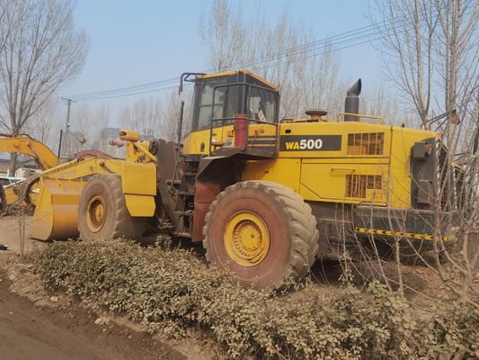 استفاده شده Komatsu WA500 6 چرخ بارگیری WA600-6 مصرف سوخت برای ساخت و ساز