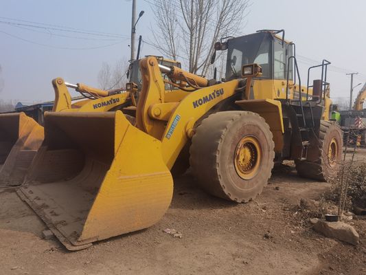 استفاده شده Komatsu WA500 6 چرخ بارگیری WA600-6 مصرف سوخت برای ساخت و ساز