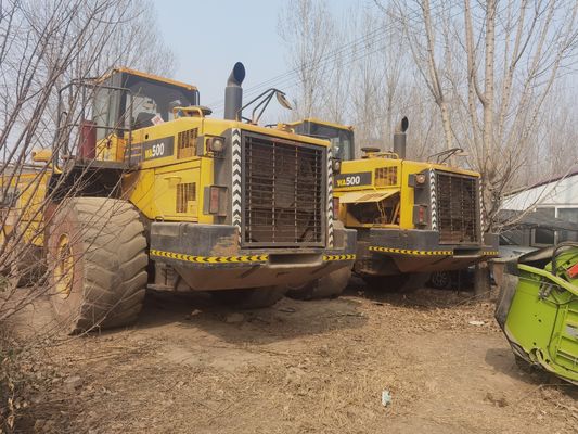 استفاده شده Komatsu WA500 6 چرخ بارگیری WA600-6 مصرف سوخت برای ساخت و ساز