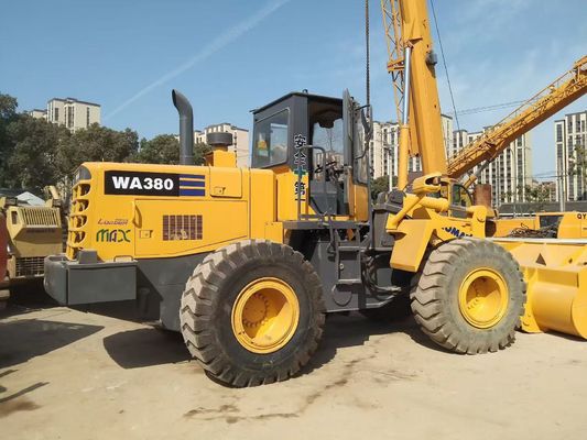 ژاپن WA380-3 استفاده شده Komatsu چرخ بارگیری طولانی مدت نگهداری آسان