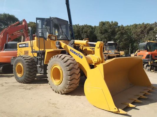 ژاپن WA380-3 استفاده شده Komatsu چرخ بارگیری طولانی مدت نگهداری آسان