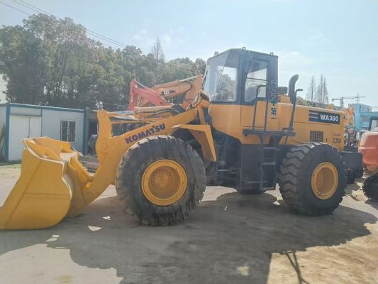 ژاپن WA380-3 استفاده شده Komatsu چرخ بارگیری طولانی مدت نگهداری آسان