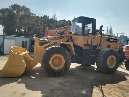 ژاپن WA380-3 استفاده شده Komatsu چرخ بارگیری طولانی مدت نگهداری آسان