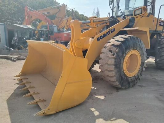 ژاپن WA380-3 استفاده شده Komatsu چرخ بارگیری طولانی مدت نگهداری آسان