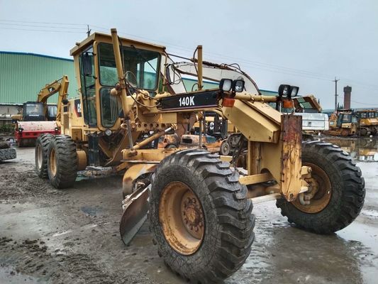 اصلی ایالات متحده آمریکا 140K استفاده شده CAT Motor Grader بهره وری سوخت بالا