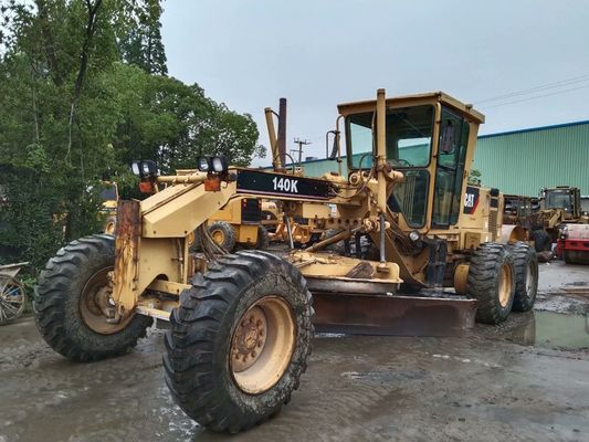 اصلی ایالات متحده آمریکا 140K استفاده شده CAT Motor Grader بهره وری سوخت بالا