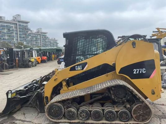 قدرت 277C استفاده شده Caterpillar Skid Steer بهره وری سوخت در وضعیت خوب
