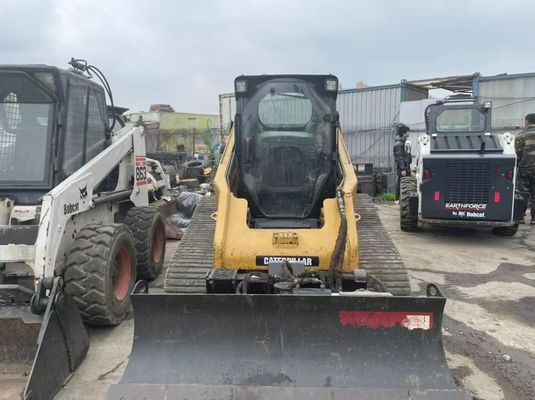 قدرت 277C استفاده شده Caterpillar Skid Steer بهره وری سوخت در وضعیت خوب