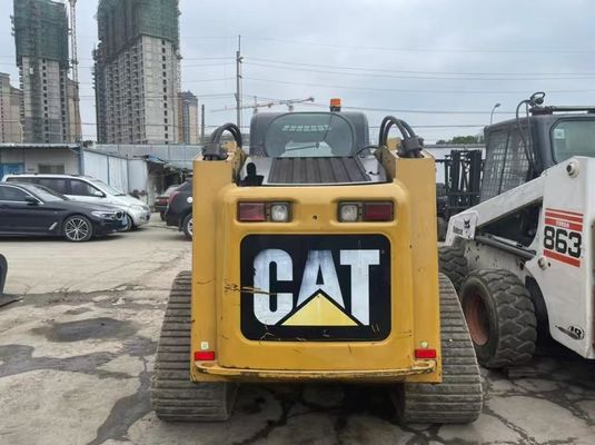 قدرت 277C استفاده شده Caterpillar Skid Steer بهره وری سوخت در وضعیت خوب