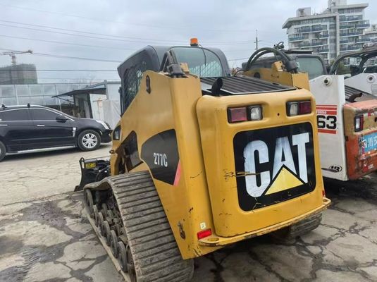 قدرت 277C استفاده شده Caterpillar Skid Steer بهره وری سوخت در وضعیت خوب