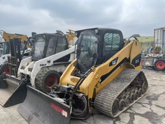 قدرت 277C استفاده شده Caterpillar Skid Steer بهره وری سوخت در وضعیت خوب