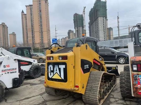 قدرت 277C استفاده شده Caterpillar Skid Steer بهره وری سوخت در وضعیت خوب