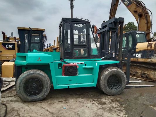12 تن Mitsubishi F120 استفاده شده دیزل فورتکلیفت حالت خوب اصلی ژاپن