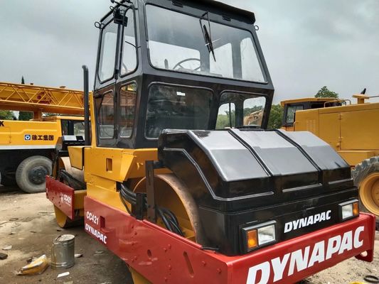 Dynapac CC421 استفاده شده رول جاده ای دو دورن رول جاده ای بهره وری بالا سوئد