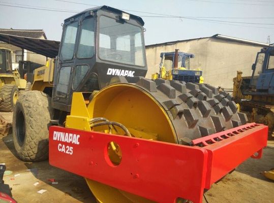 استفاده شده CA25 Dynapac تک درام رول کار با پای گوسفند