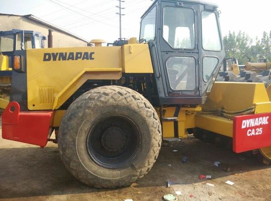 استفاده شده CA25 Dynapac تک درام رول کار با پای گوسفند