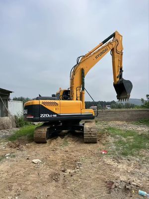 هیوندای R220LC-9S حفاری هیدرولیک خزنده دست دوم سال 2020