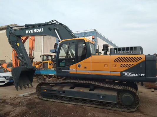 R305LC-9T حفاری استفاده شده حفاری استفاده شده هیوندای برای سایت ساختمانی