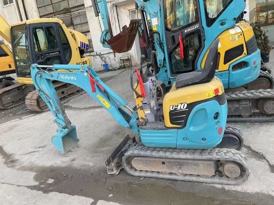 Kubota U10-3 مینی حفاری استفاده شده در داخل کار ماشین حفاری دست دوم