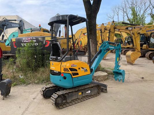 رنگ اصلی استفاده شده Kubota U15-3S مینی حفاری برای فروش / استفاده شده مینی حفاری کار در داخل