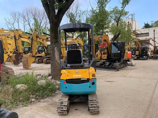 رنگ اصلی استفاده شده Kubota U15-3S مینی حفاری برای فروش / استفاده شده مینی حفاری کار در داخل