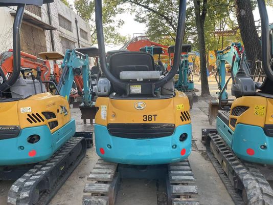 رنگ اصلی استفاده شده Kobelco Excavator U17 کارایی بالا برای کار در داخل خانه