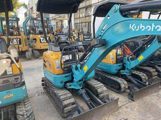 رنگ اصلی استفاده شده Kobelco Excavator U17 کارایی بالا برای کار در داخل خانه