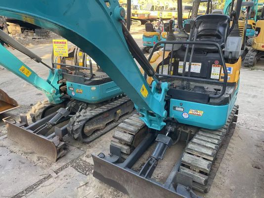 رنگ اصلی استفاده شده Kobelco Excavator U17 کارایی بالا برای کار در داخل خانه
