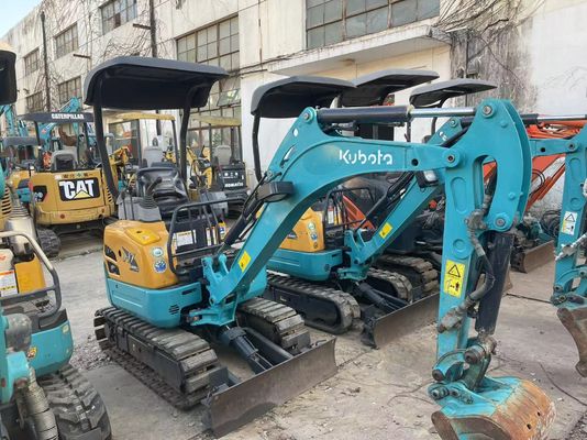 رنگ اصلی استفاده شده Kobelco Excavator U17 کارایی بالا برای کار در داخل خانه