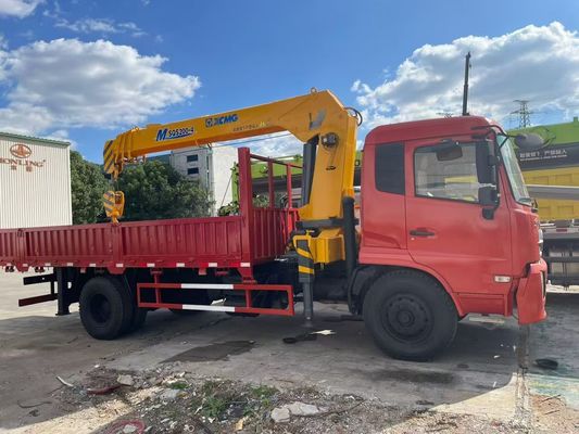 8 تن XCMG SQS200-4 کامیون نصب شده جرثقیل استفاده شده با کامیون DongFeng سال 2019