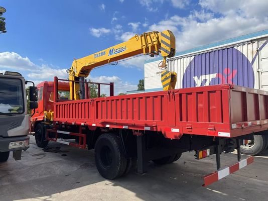 8 تن XCMG SQS200-4 کامیون نصب شده جرثقیل استفاده شده با کامیون DongFeng سال 2019