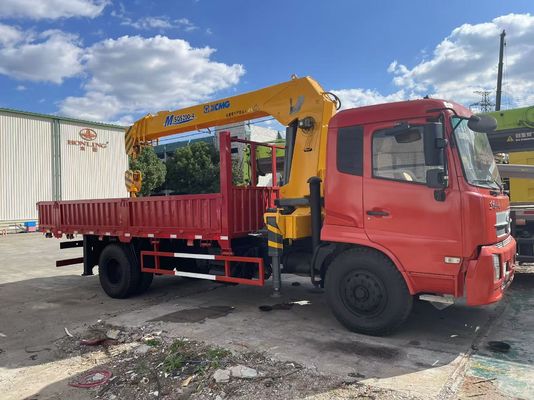 8 تن XCMG SQS200-4 کامیون نصب شده جرثقیل استفاده شده با کامیون DongFeng سال 2019