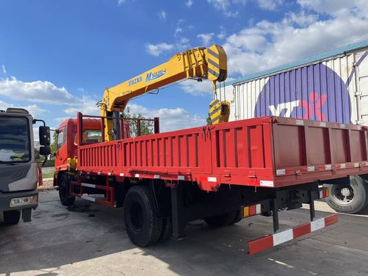 8 تن XCMG SQS200-4 کامیون نصب شده جرثقیل استفاده شده با کامیون DongFeng سال 2019