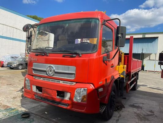 8 تن XCMG SQS200-4 کامیون نصب شده جرثقیل استفاده شده با کامیون DongFeng سال 2019