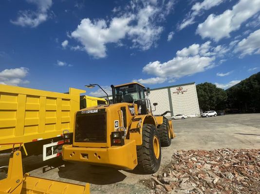 CAT 950H بارگذاری چرخ استفاده شده در محل ساخت و ساز بارگذاری جلو مورد استفاده در آفریقا